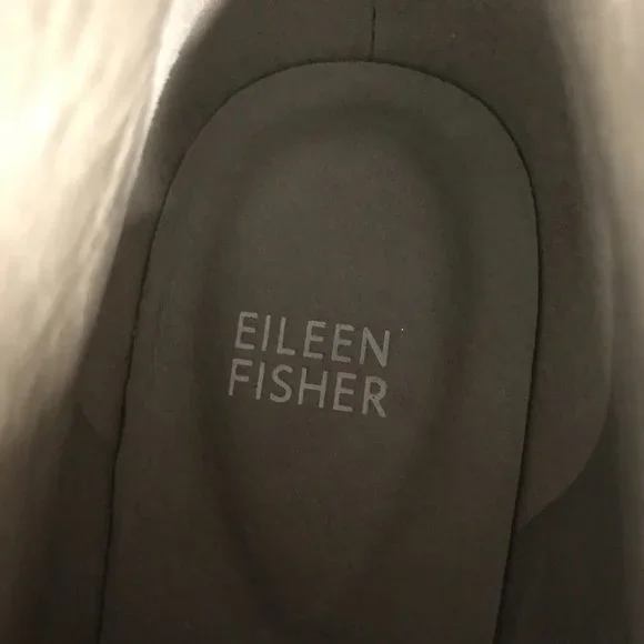 EILEEN FISHER Ankle Booties Tan Leather Side Zipper 3in Heel 10M Women's - Picture 5 of 11